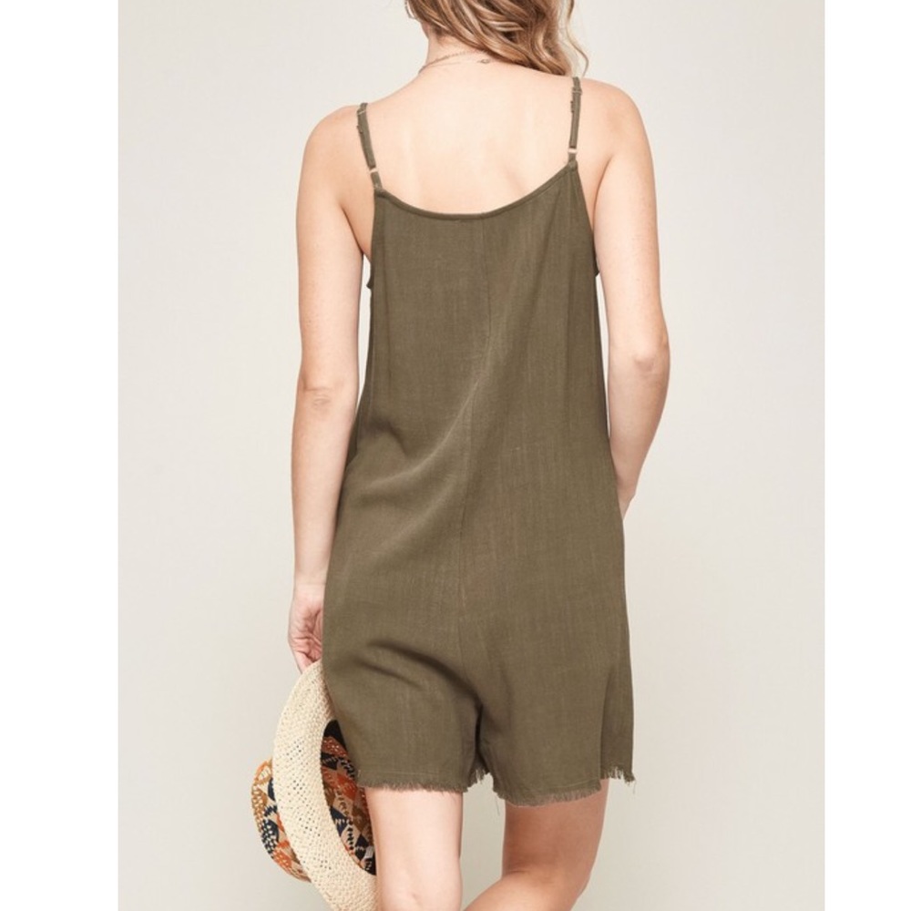 Jane Frayed Short Overall - Picture 4 of 5
